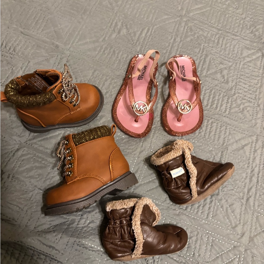BUNDLE infant/toddler shoes size 6 months, 1 year and 3 years old